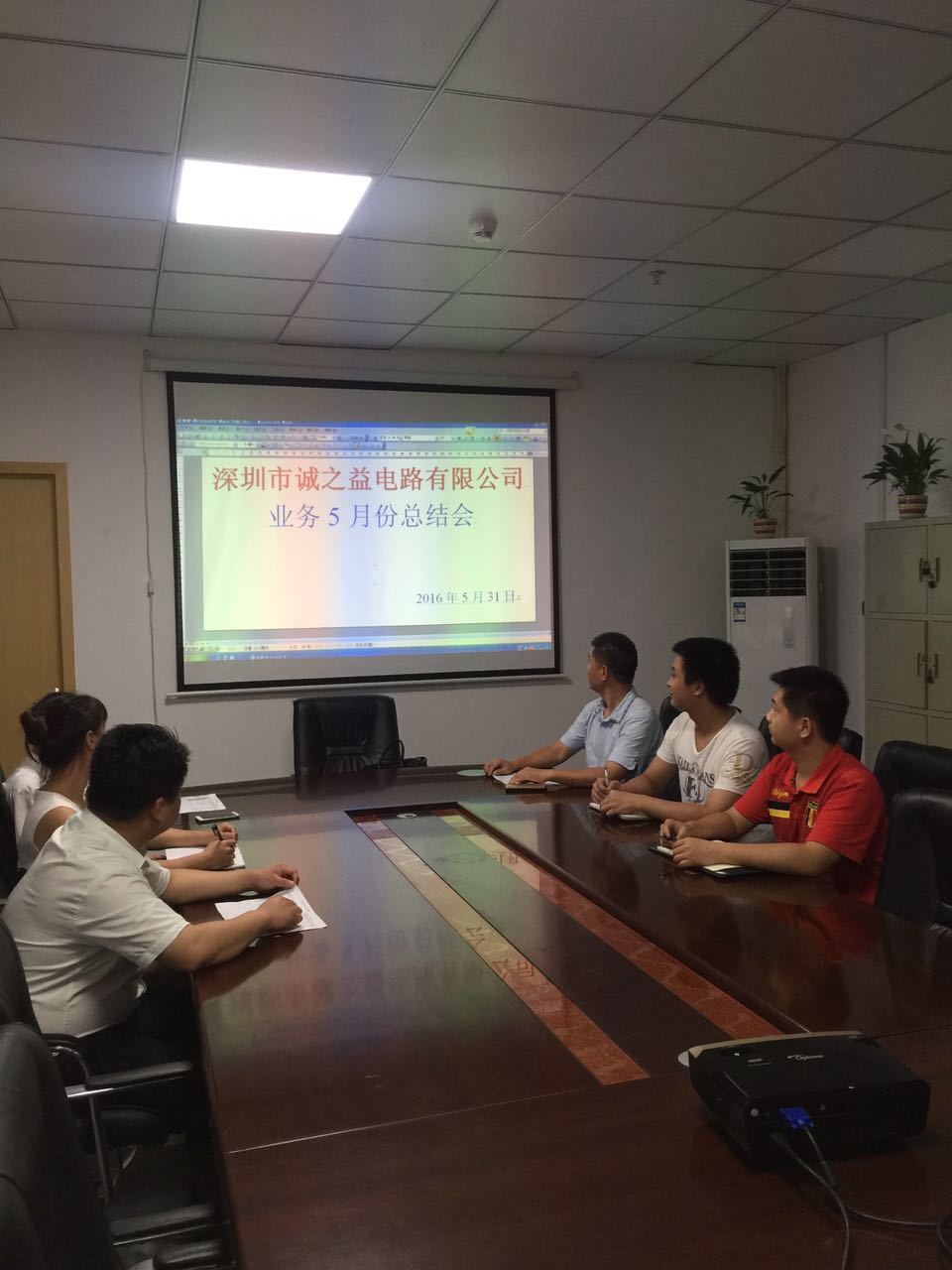 誠之益電路公司5月份業(yè)務(wù)總結(jié)會(huì)